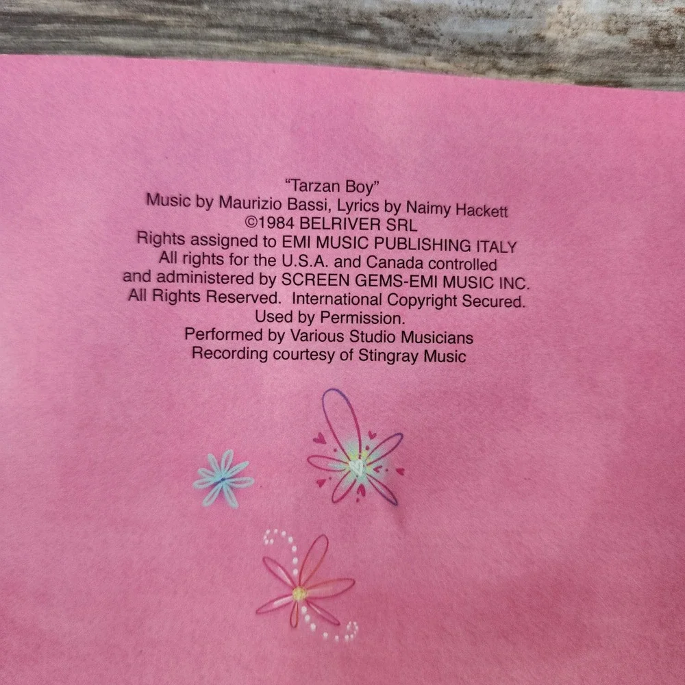 Oversized Musical Pop Up Valentine's Day Card Tarzan Boy Song Jungle Monkeys